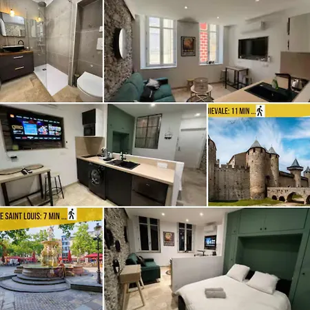 Le Medieval - Clim - Lave Linge - Cite Appartement